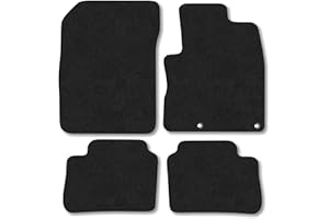 CAR MAT CO Nissan Qashqai E-Power (2022+) Premium Car Mats Accessories Tailored Fit Tufted-Pile Carpet Black Trim Non-Slip Floor Mats Full Coverage Compatible Accessory Full Front & Rear Set Hand-Finished