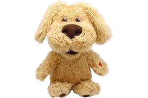 Relsy Ufficiale Talking Tom and Friends Mini Talking Ben 10" Peluche interattivo parlante e animato per bambini, 10"/25 cm di altezza