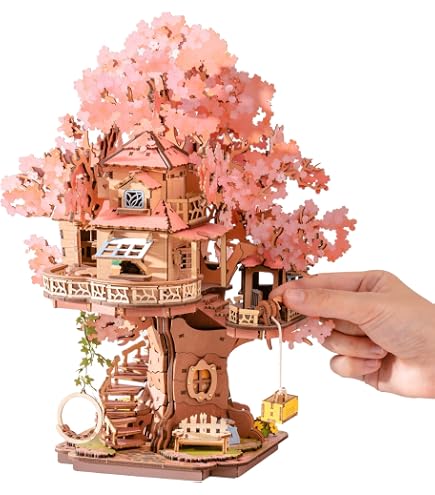 JZWLW Kit DIY Book Nook - Maquette Miniature Lumineuse Avec LED - Puzzle 3D Créatif, Décoration étagère Futuriste