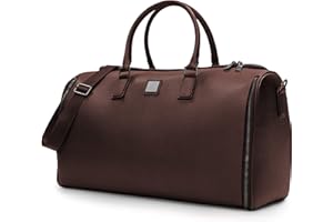 JAMES HAWK Weekender - Borsa da viaggio per lavoro, viaggi e bagaglio a mano, con tracolla rimovibile, per abiti e camicia con protezione RFID…