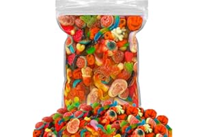 ZANGOC Pick and Mix Halloween Sweets – Novelty Trick or Treat Candy | Spooky-Themed Party Mix for Kids, Halloween Candy for Parties & Gifting 500G Halloween Hamper sweets