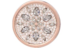 Morella Damen Amulett Coins 33 mm Zirkoniasteine