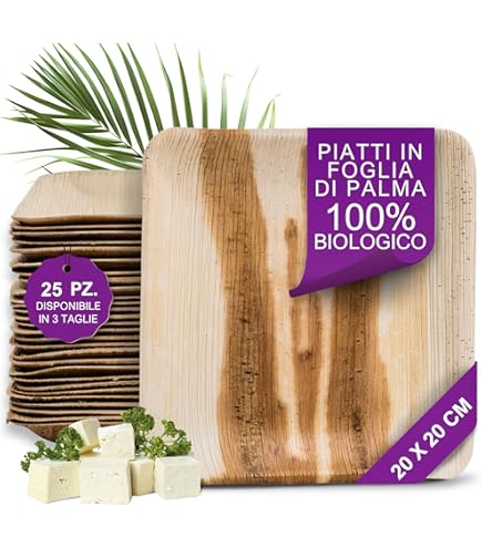 25 Ciotole In Foglia Di Palma Monouso Ø15cm - Eco-friendly, Compostabili, Per Feste E Barbecue - Foto 9