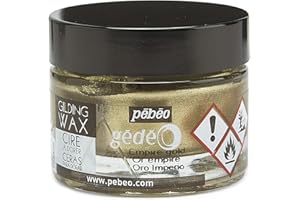 PEBEO Gedeo 766506US 30 ml Gilding Wax, Empire Gold, 5.5 x 5.5 x 4.5 cm