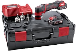 FLEX Akumulatorowa maszyna do polerowania PXE 80 12-EC / 2.5 SET (polerka akumulatorowa 12 V, obrotowa i mimośrodowa swobodna praca, maszyna do polerowania z 2 akumulatorami 2,5 Ah 12 V, szybka