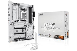 ‎ASUS ASUS B650E MAX Gaming WiFi W Mainboard Sockel AMD AM5 (Ryzen 9000, DDR5 Speicher, PCIe 5.0, 3X M.2, WiFi 6E, BIOS Flashback, Aura Sync, CEC Tier II)