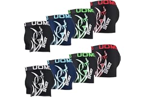 L&K 10-pak męskich bokserek męskich w stylu retro ze wspaniałym wzorem, bawełna 1102