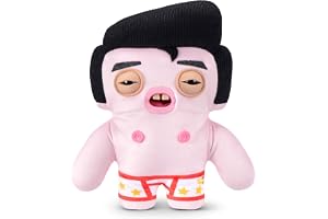 Fuggler Fugg Stars 9-tums licensierad (Greazee) av ZURU – Funny Ugly Monster plyschleksak med nästan mänskliga tänder, samlar