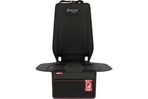 ATHLON TOOLS Tappetino per seggiolino per bambini con protezione laterale, vestibilità ottimale, compatibile con Isofix, imbottitura spessa, ovetti e rialzi per seduta, design brevettato di Amburgo