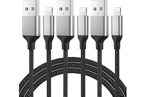 Acecene USB Lightning Kabel Kurz 60cm, 3 Pack MFi-zertifiziert iPhone Ladekabel Auto, Carplay Kabel Schnellladekabel und Datenkabel Kompatibel für iPhone 14 13 12 11 Pro Max X XR XS 9 8 7 6 Plus Se