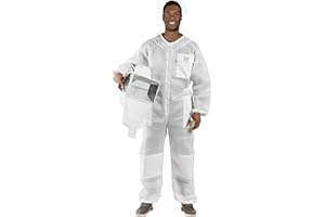 Bees & Co U85 Ultralight Beekeeper Suit with Square Veil