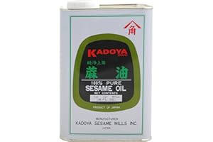 Kadoya Pure Sesame Oil, 56-Ounce Cans (Pack of 2) by Kadoya
