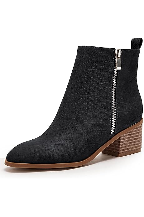 journee collection womens round toe pinhole faux suede boots
