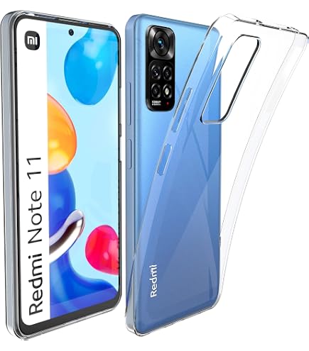TBOC Cover Compatibile con Xiaomi Redmi Note 10 PRO [6.67] - Custodia [ Trasparente] Completa Copertura Integrale [Silicone TPU] Protezione Totale [360 Gradi] Full Body Sottile