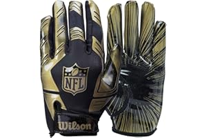 Wilson Gloves for American Football, NFL STRETCH FIT RECEIVERS GLOVE, One Size