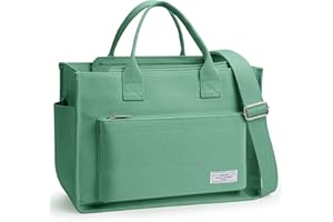 Fancy Forest KALIDI Shopper Tasche Damen Groß Canvas Arbeitstasche Damen Handtasche Umhängetasche Crossbody Bag Tote Bag für Arbeit Büro Reisen Einkaufen Schule