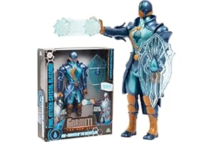 Giochi Preziosi Gormiti, Figura articulada de 27 cm, Gormiti con Ataque Luminoso, Modelo de Agua - AQU, para niños a Partir de 4 años, GRV071