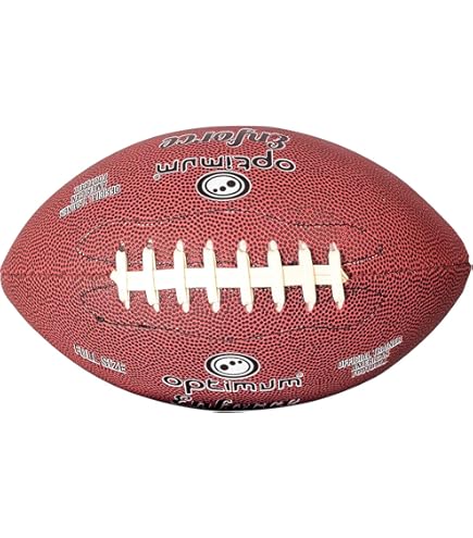 Pallone Da Football Americano Optimum Street - In Gomma, Per Allenamento Unisex Adulto