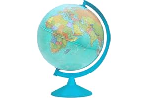 TOPGLOBE 30cm Mappamondo - Mappa inglese - Diametro 30cm