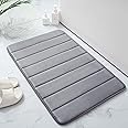 SKY-TOUCH 2 Pack Non-Slip Bath Mat Memory Foam, 50x80cm Bathroom Mat Soft & Comfortable Bath Mat With Highly Absorbent Bathroom Mat Non Slip for Shower, Tub and Floor
