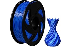XVICO 3D Printer Filament 1.75mm Blue PETG Filament 3D Printing Filament 1kg Spool(2.2lbs) Consumables Dimensional Accuracy +/- 0.02 mm, Fit Most FDM Printers Pack of 1