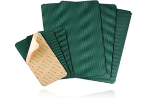 TOYMIS 6pzs Parche Reparacion Piscina, 30x20cm / 10x20cm Verde Malla Parches para Cubierta de Piscina Parches Kit Autoadhesivo para Piscinas Cubiertas de Seguridad