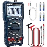 Multimeter mit 6000 Zählungen, True RMS Auto-Ranging Digital,VENLAB Strommessgerät Voltmeter, Misst genau Spannung Strom Wide