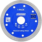 EffektWerk - Diamond Cutting Disc for Angle Grinder - 115 x 0.3 cm Thickness - Circular Saw Discs - Polishing Stone, Brick, P