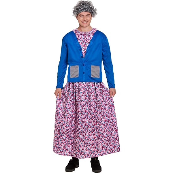 mrs brown fancy dress Novelty Old Lady Mens Costume