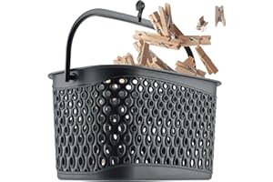 KADAX Cesta Clásica para Pinzas de la Ropa, Tendedero Con Ganchos - Bolsa para Colgar (Gris)