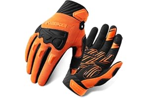 INBIKE Guantes Ciclismo Hombre Largo Guantes Bicicleta Carretera Pantalla Táctil Acolchado Antideslizante, Unisex Adulto