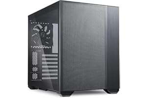 Lian Li O11 AIR Mini Black Midi-Tower Gaming-Gehäuse, Gehäuse Schwarz