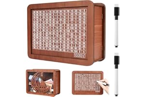 Neyared 3PCS 10,000 Cash Vault Savings Challenge Box with Counter, Wooden Saving Money Boxes for Kids Adults