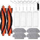Accessori Kit di Ricambi per Xiaomi Robot Vacuum-Mop 2S / Xiaomi Robot Vacuum S12 Robot Aspirapolvere, 2 Spazzola Principale,