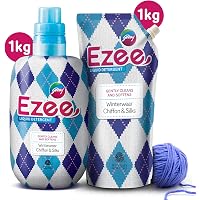 Godrej Ezee Liquid Detergent - Winterwear, Chiffon & Silks 2kgs (1 bottle + 1 refill)