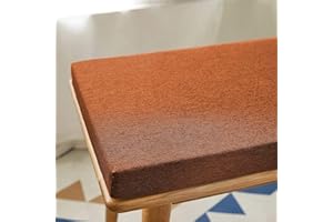 BANGDON Outdoor Garden Bench Cushion 100/120/150cm,non-slip Bench Cushions 2 3 Seater,Indoor Outdoor Bench Seat Cushion for Dining Home Swing (Brown,80X30X5CM)