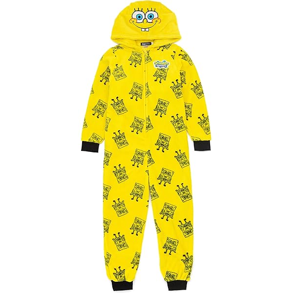 SPONGEBOB SQUAREPANTS Pyjama voor meisjes, ademend, korte pyjama, zomer, grappig, cadeau voor kinderen, blauw, geknoopt, 5-6 Jaren