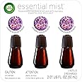 Air Wick Essential Mist, Essential Oil Diffuser Refill, Lavender & Almond Blossom, 3 Count, Air Freshener