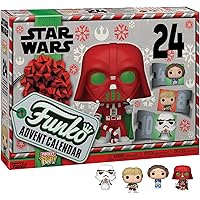 Funko Advent Calendar: Star Wars Holiday - Darth Vader- 24 Giorni di Sorprese - Mini Figura in Vinile da Colleziones - Myster