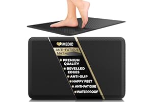 iMedic XXL Anti Fatigue Standing Mat (81x52cm)- Cushioned Foam Floor Mat - Kitchen Mats Non Slip Washable - Adjustable Desk Mat - Standing Mat