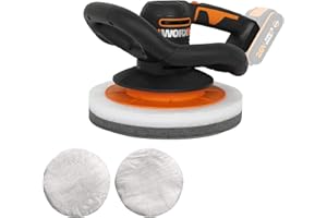 WORX WX856.9 18V (20V MAX) Cordless Orbital Polisher/Buffer - (Tool only - Battery and Charger Sold Separately)