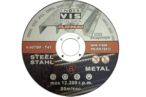 LEPIK 50 discos de corte para acero 125 x 1,2 mm T41 Platinum