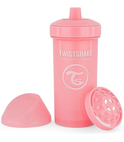 Thermos Latte Neonato Tazza Con Beccuccio Bambini 6+ Mesi - Antigoccia, 3 Tipi Di Beccucci, Silicone Morbido, 260ml Tazza Con Cannuccia Bambini - 10
