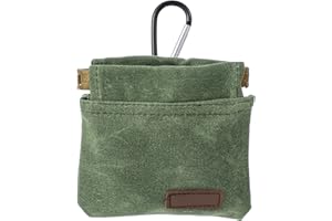 Bremorou Worek na smakołyki dla psów, torba na przekąski dla psa, bez użycia rąk, czarna, torba na smakołyki, worek z karabińczykiem, torba treningowa dla zwierząt domowych i psów