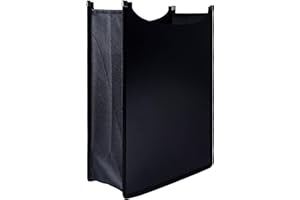 ‎D.RECT D.RECT Heftbox A4 Schulranzen, oben offen, Kinder Schulheftbox aus Plastik für Schnellhefter, Bücher, Schulhefte, Blöcke und Unterlagen, stabile Heftmappe für den Rucksack, Schwarz