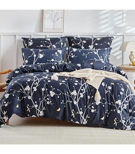 Paoletti Palmeria Trapunta Piumone Matrimoniale 228x218 Cm Blu Navy - Velluto Ricamato E Retro Cotone