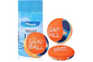 Ryaco Piłka wodna do skakania – 3 sztuki piłki wodnej dla dzieci i dorosłych – zabawka wodna, piłka do skakania na basen i morze – piłka wodna dla dzieci, mała piłka plażowa, piłka neoprenowa