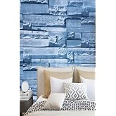 Kyrotech Taş Duvar Desenli Kendinden Yapışkanlı Folyo (3 Metre-60 CM), Vinil, Dekor folyosu, PVC &Ccedil;ıkartma, Mobilya, Mutfak do