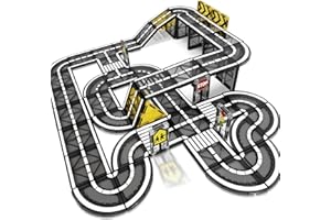 JVSHAZUP Magnetic Tiles Road Set, 48 PCS Magnet Tiles for Kids Toddler Toys, Magnetic Building Blocks Educational STEM Montessori Creativity Toys for 3 4 5 6 7 8 Years Old Boys & Girls Christmas Birthday Gifts