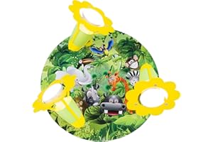 ‎ELOBRA Elobra Children's Ceiling Light with Wild Jungle Wood, Green, A++